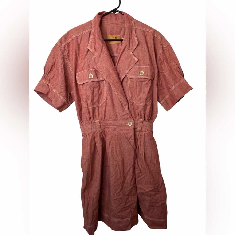Liz Claiborne Red Short Sleeve Shorts Romper